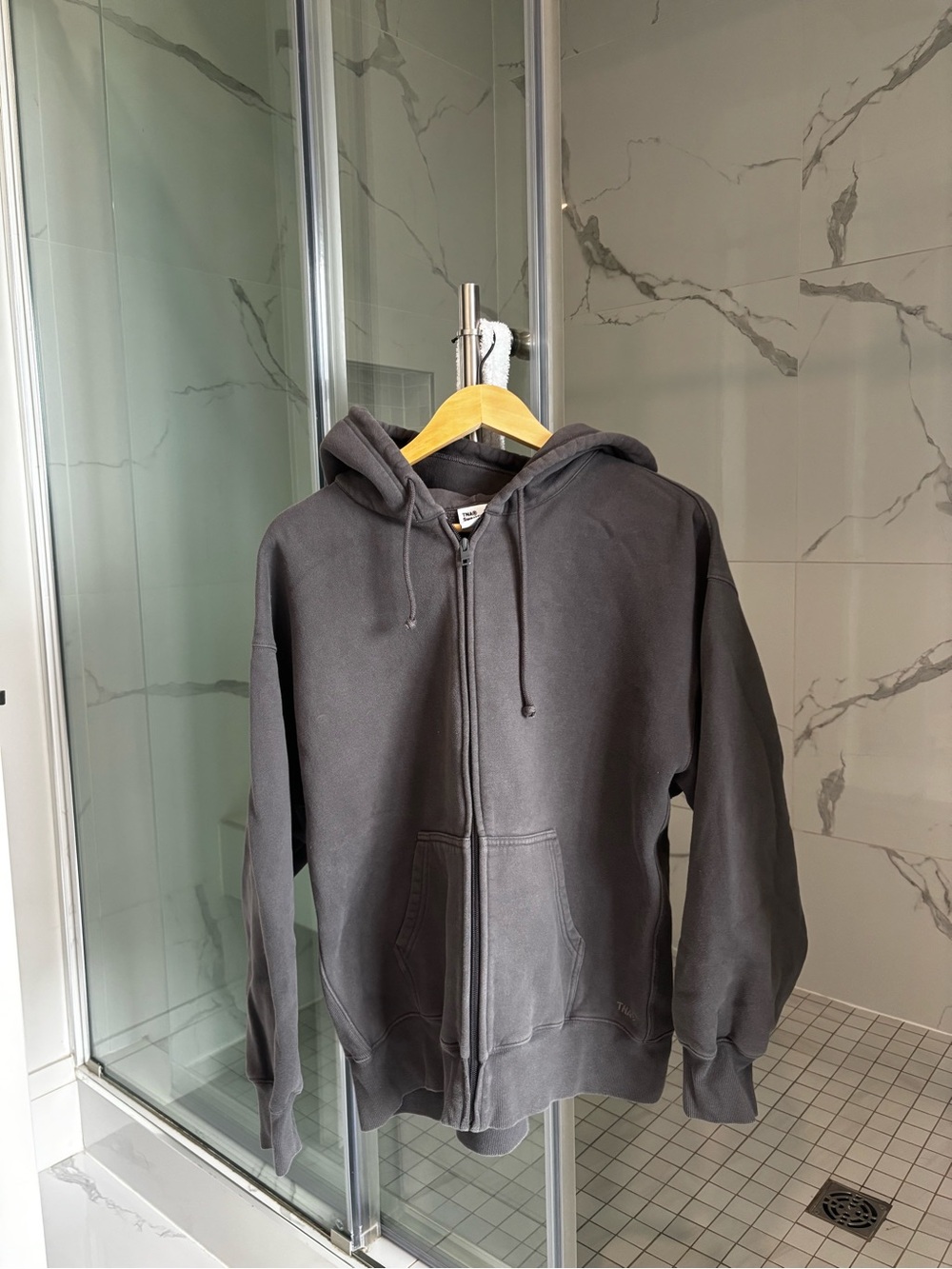 TNA Charcoal Gray Full-Zip Hoodie